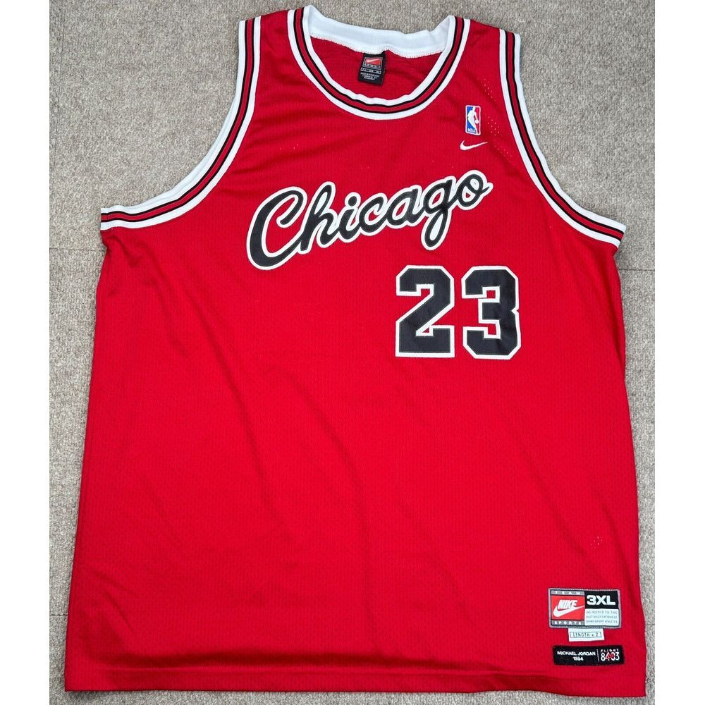 Nike NBA Vtg Chicago Bulls Flight 8403 #23 Michael Jordan 1984 Jersey Size‎ 3XL